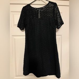 Lilly Pulitzer Collection Palm Beach Lani Black Vintage Lace Eyelet Dress